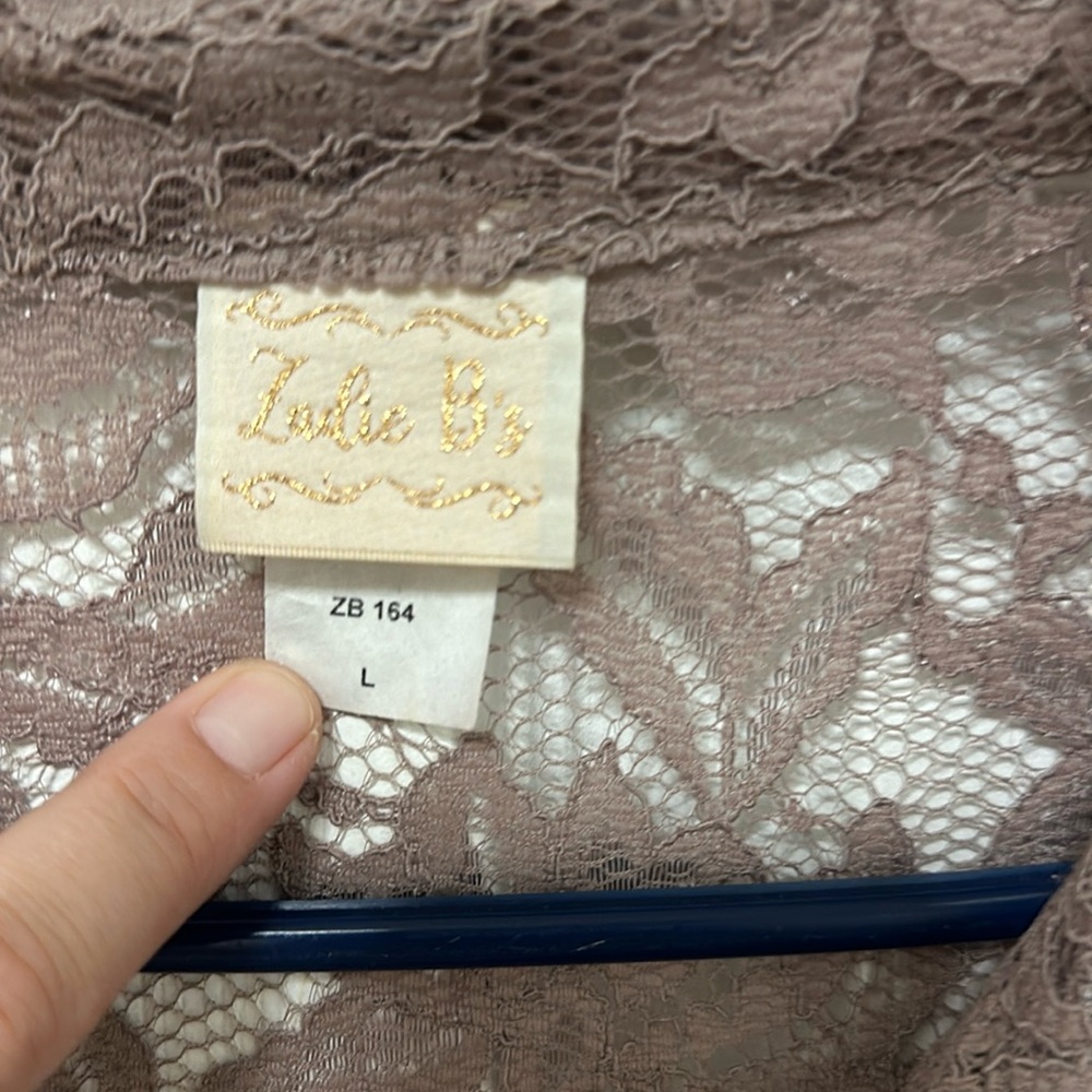 Zadie bs lace top